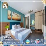  Villa Aria Vũng Tàu - 4 P.Ngủ - 4 Giường - Hồ Bơi 40m  Sát Biển 