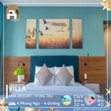  Villa Aria Vũng Tàu - 4 P.Ngủ - 4 Giường - Hồ Bơi 40m  Sát Biển 