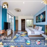  Villa Aria Vũng Tàu - 4 P.Ngủ - 4 Giường - Hồ Bơi 40m  Sát Biển 