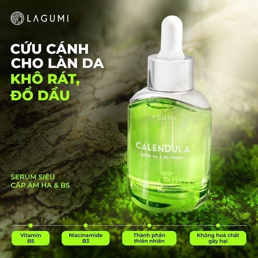  Set sỉ 5 chai Serum Cấp ẩm Lagumi 30ml 