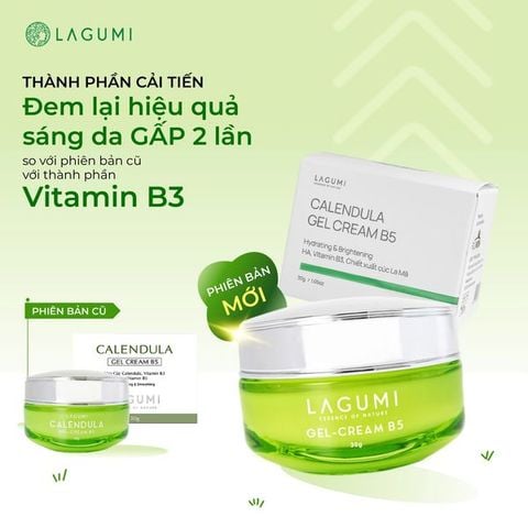 Kem dưỡng phục hồi & dưỡng sáng da Lagumi Calendula B5 cho da dầu, mụn 30g
