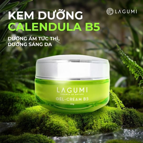 Kem dưỡng phục hồi & dưỡng sáng da Lagumi Calendula B5 cho da dầu, mụn 30g