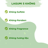 Dầu gội thảo dược không Sillicon chiết xuất Nghệ đen - Tràm trà Lagumi 340g