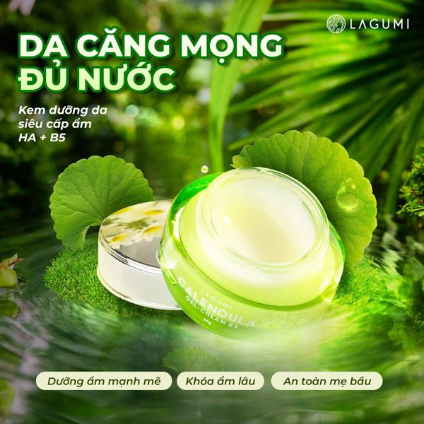 Kem dưỡng phục hồi & dưỡng sáng da Lagumi Calendula B5 cho da dầu, mụn 30g