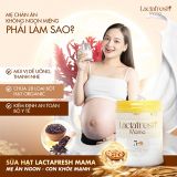  Sữa hạt cho mẹ bầu dáng thon con khỏe Lactafresh Mama bổ sung canxi từ tảo đỏ dinh dưỡng, DHA, Omega3 từ 28 loại hạt 650gr 
