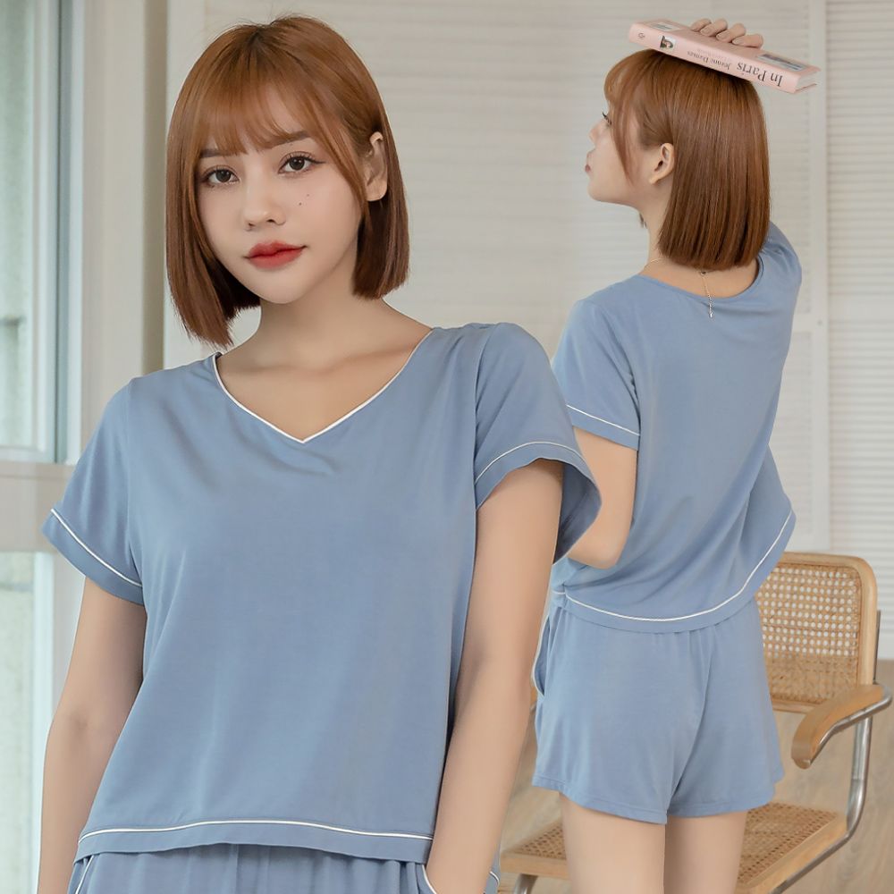 Mua Váy ngủ mùa hè cho nữ cotton nguyên chất ngắn tay hoạt hình dễ thương bộ  đồ ngủ màu đỏ lưới cho nữ mùa hè rời mùa xuân và mùa thu