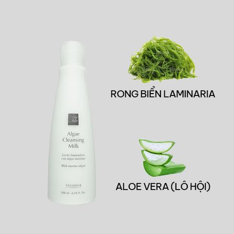  ALGAE CLEANSING MILK 200ml (Sữa rửa mặt tảo biển) - 9263 