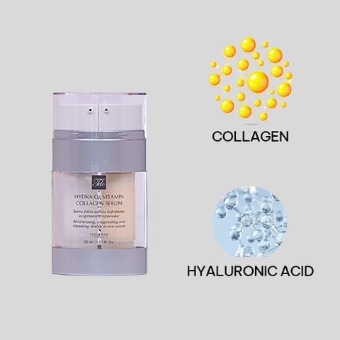  HYDRA O2 VITAMIN COLLAGEN SERUM 30ml (Huyết thanh tác động kép cung cấp Oxi và Collagen) - 6057 
