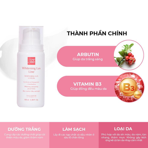  WHITENING LUX LOTION 100ml (Nước dưỡng trắng da) - 7498 