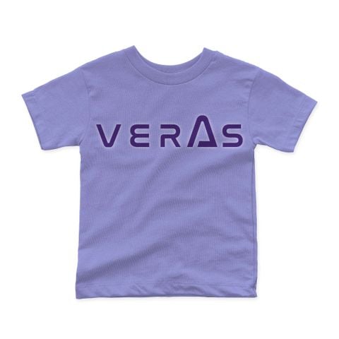 T - shirt children simple style - Tím