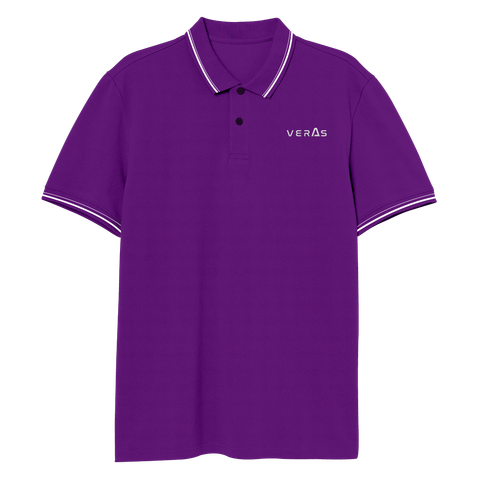 Polo men simple style (SS02) - Tím than