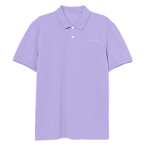 Polo men basic - Tím nhạt