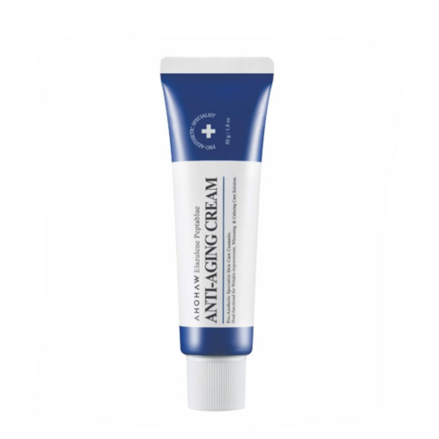  Kem Dưỡng Chống Lão Hóa Ahohwa Elazulene Peptablue Anti - Aging Cream ( 50g ) 