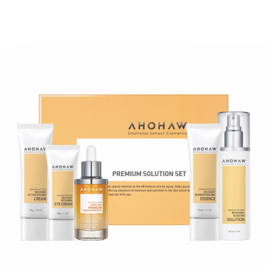  Bộ Chống Lão Hoá Chuyên Nghiệp Ahohwa Premium Solution Set 