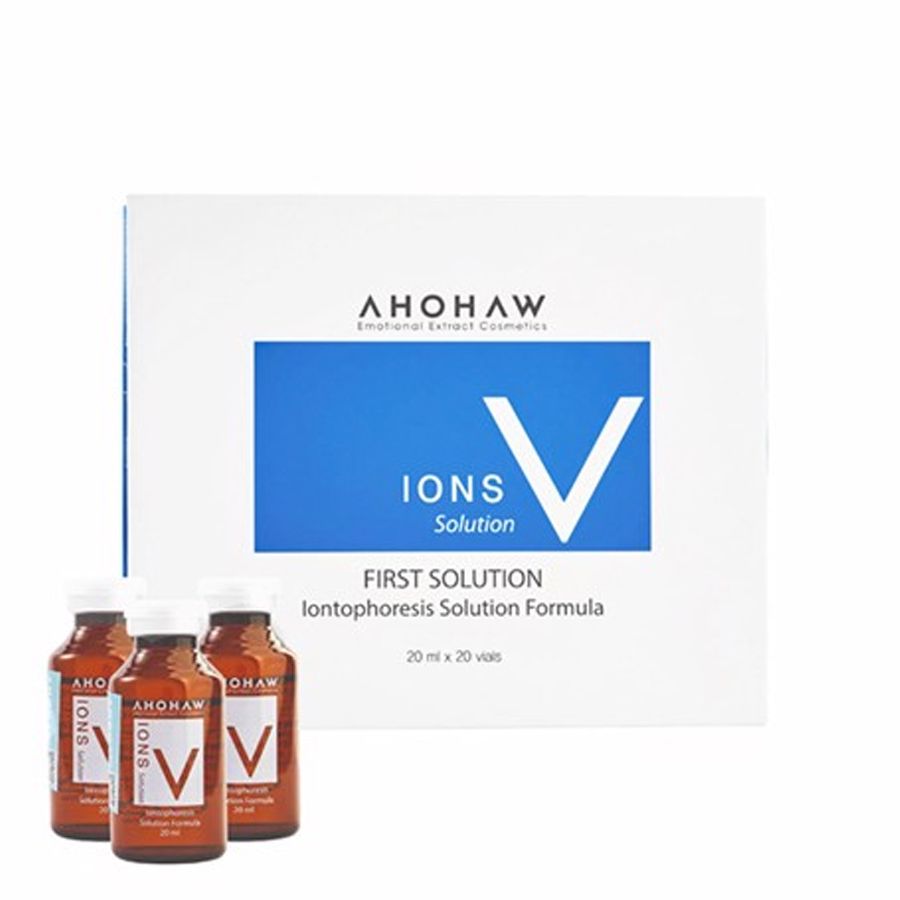  Tế bào gốc dưỡng trắng và phục hồi da chuyên sâu Ahohwa Ions V Solution (Hộp 20 chai) 