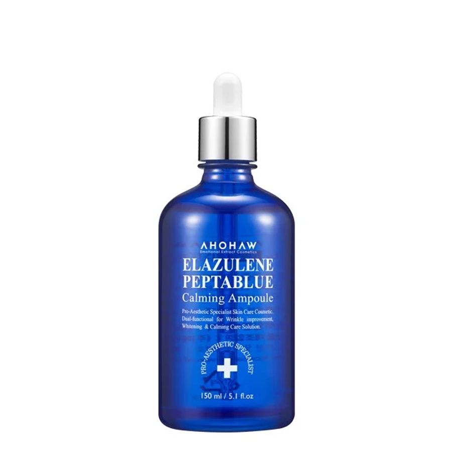  Tinh Chất Chống Lão Hóa, Làm Dịu Ahohwa Elazulene Peptablue Calming Ampoule (50ml) 