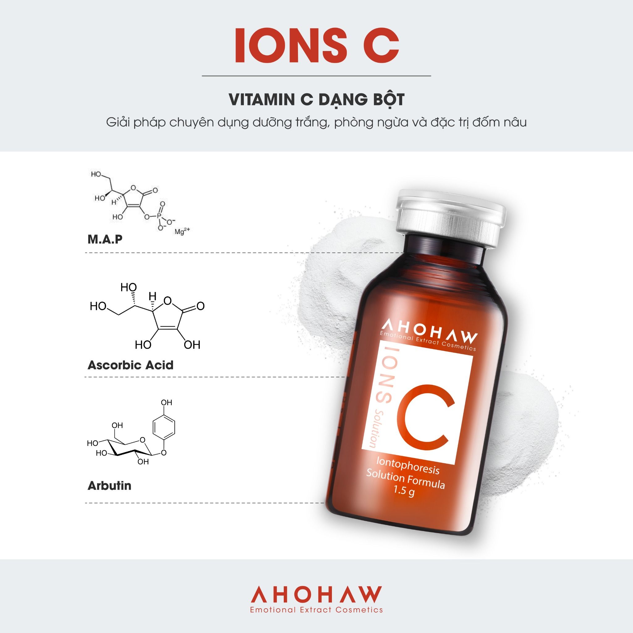  Bột Vitamin C nguyên chất M.A.P Ions C Solution 