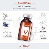  Tế bào gốc dưỡng trắng và phục hồi da chuyên sâu Ahohwa Ions V Solution (Hộp 20 chai) 