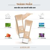  Kem nền Ahohwa Brightening Blemish Balm SPF 50 PA+++ (50gr) 