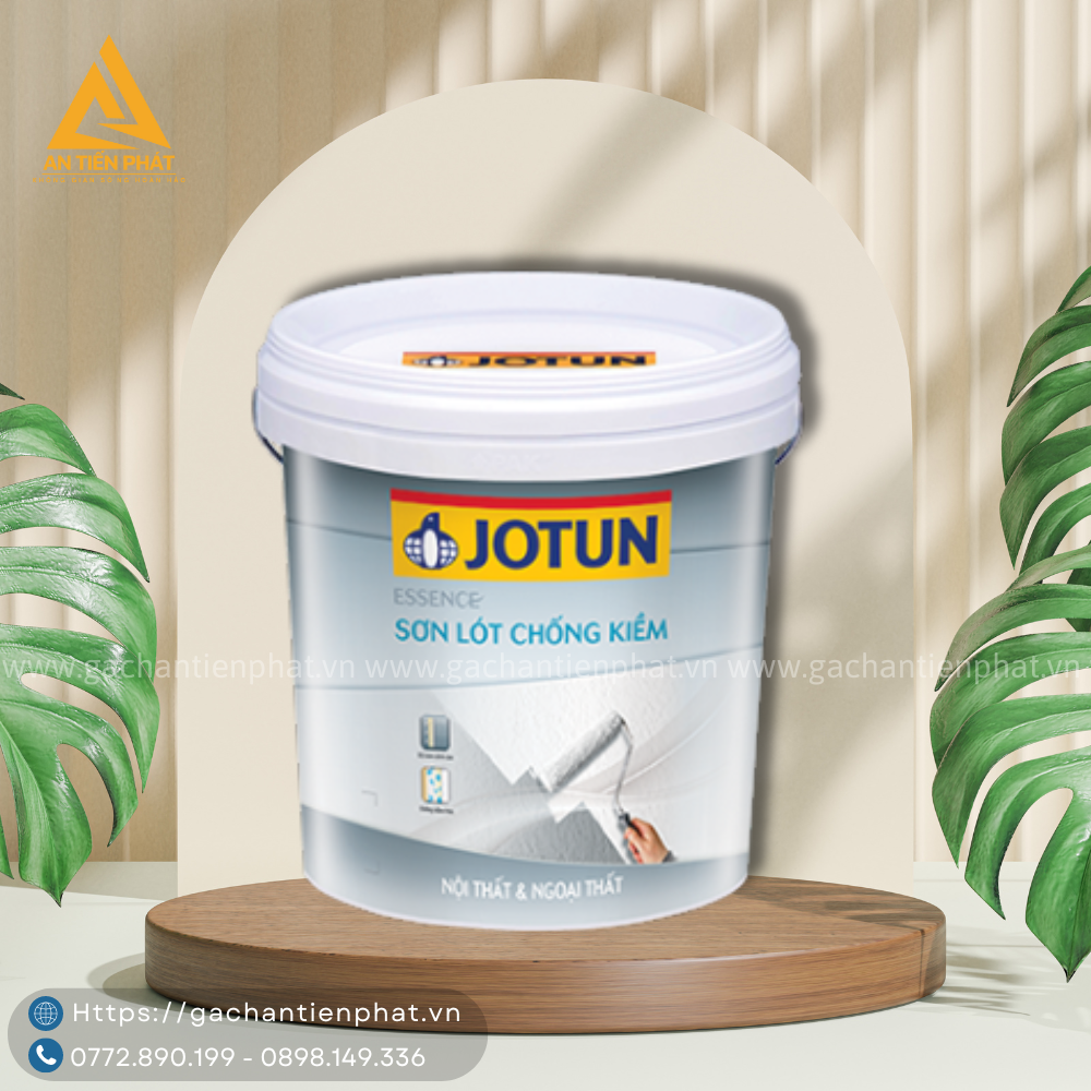 Sơn Nội Thất JOTUN Sơn lót chống kiềm Essence – Showroom gạch ốp lát An ...