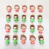  Jibbitz charms búp bê to gắn dép Dinas 