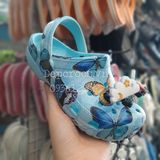  Dép sục cross classic họa tiết trẻ em chính hãng 