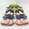 Dép quai ngang đế bánh mỳ Dinas brooklyn mid wedge cài khuy nữ