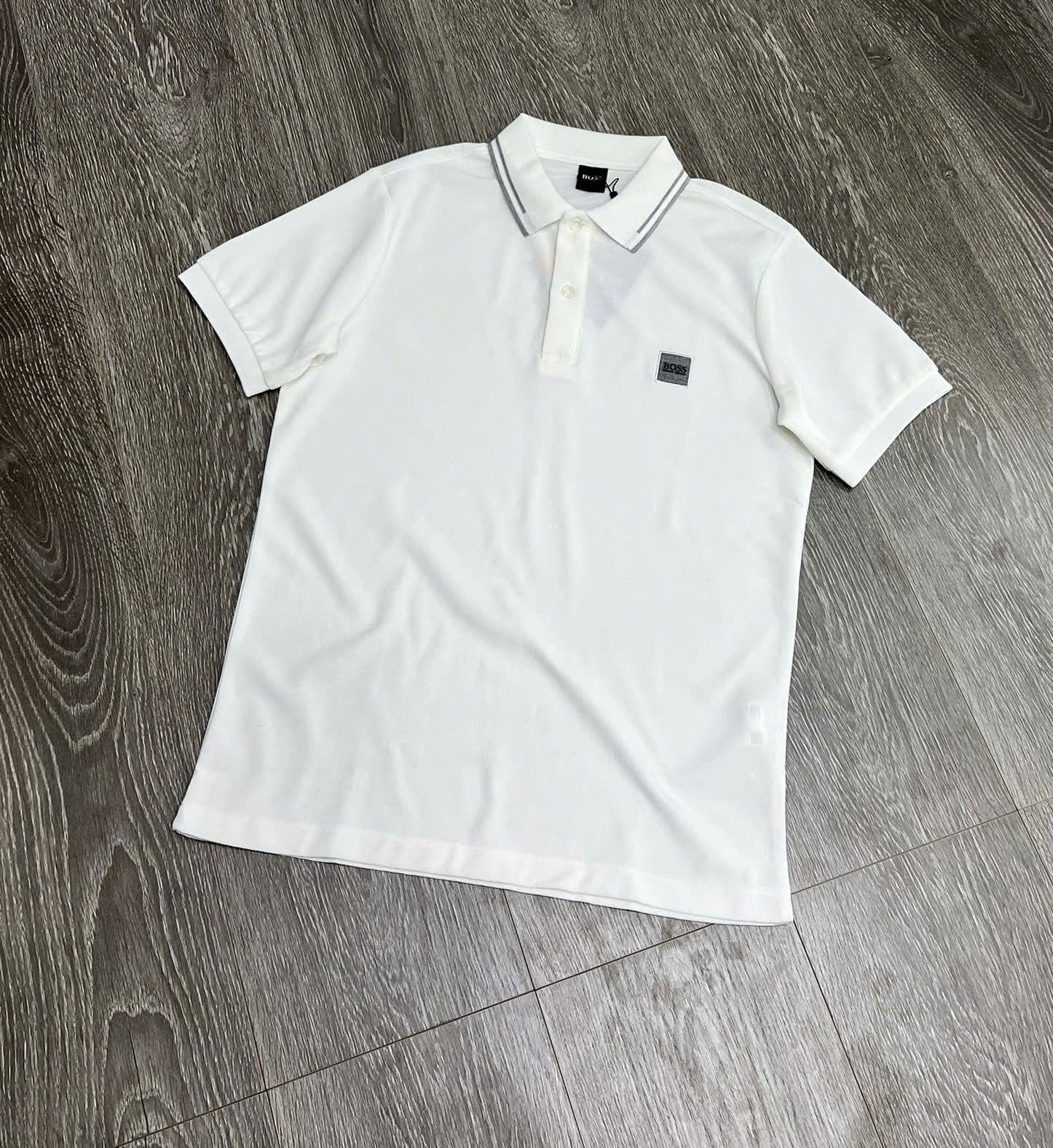  Áo polo nam phối viền 