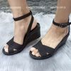 Sandal xuồng leigh quai chéo nữ