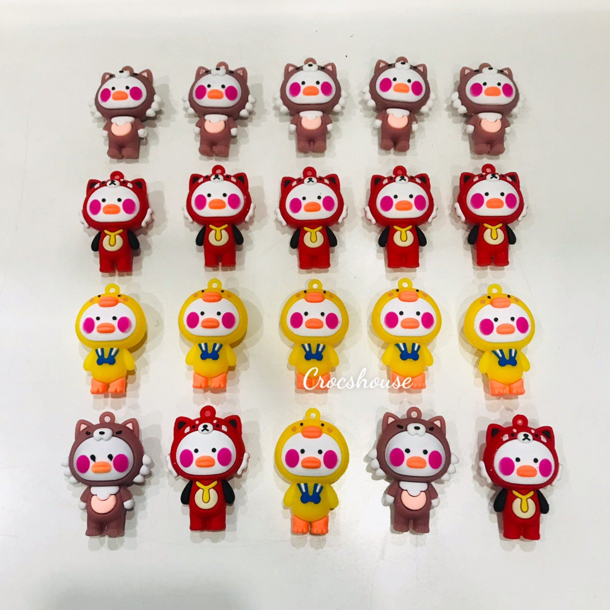  Jibbitz charms búp bê to gắn dép Dinas 