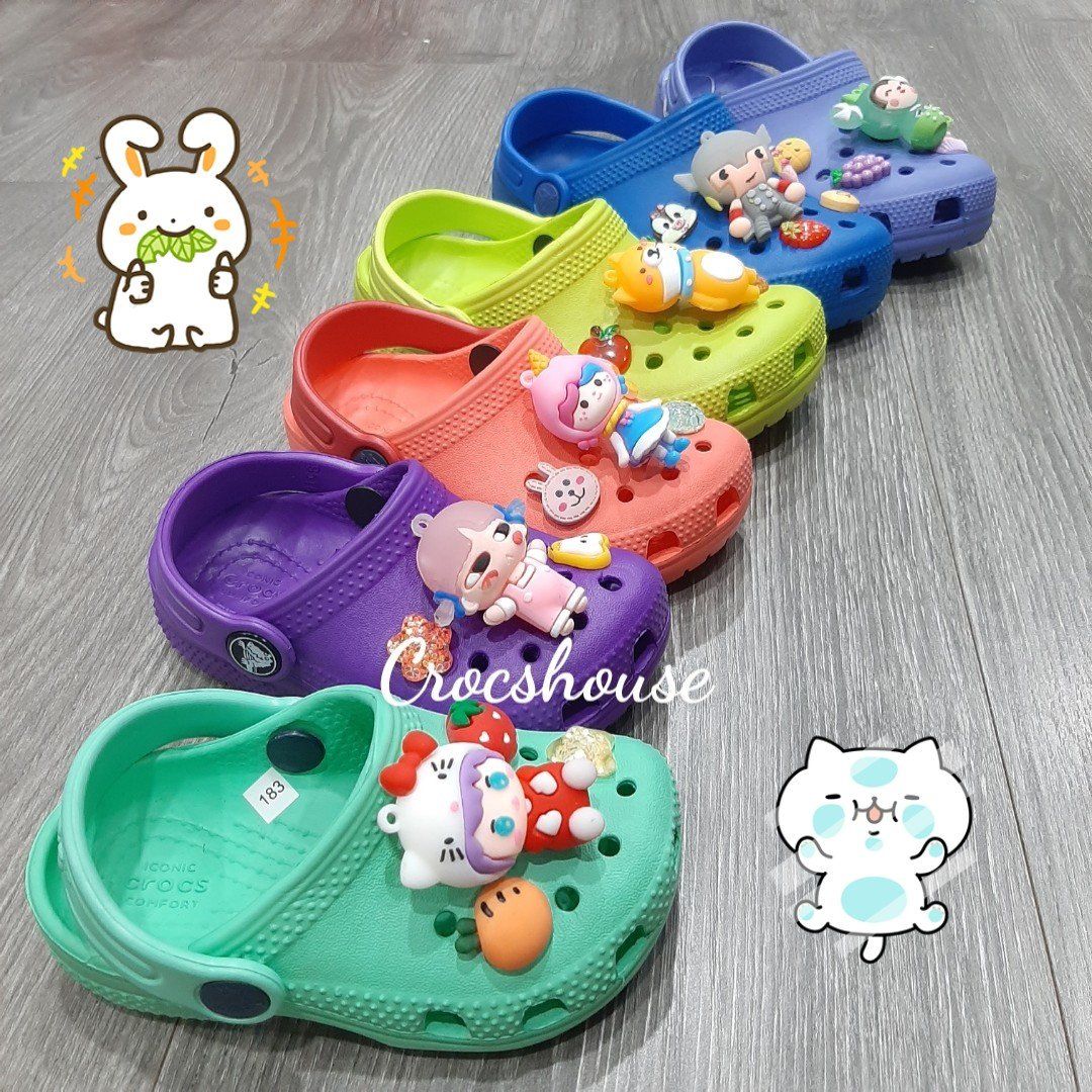  Dép sục cross classic trẻ em chính hãng 