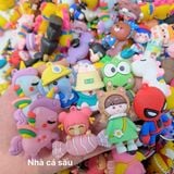  Jibbitz charms búp bê to gắn dép Dinas 