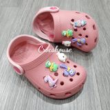  Dép sục Dinas classic trẻ em màu hồng chính hãng 