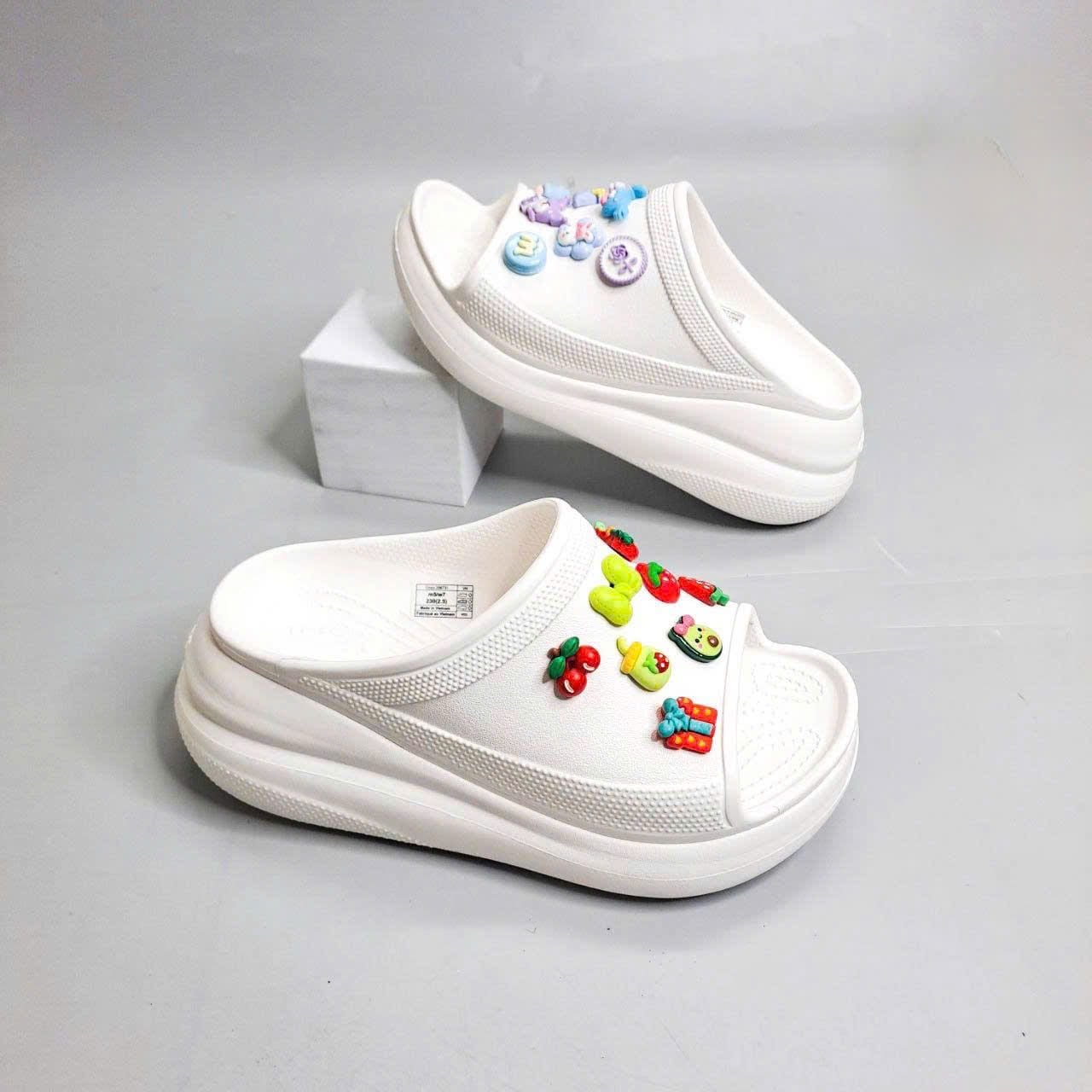  Dép quai ngang Dinas classic crush slide nữ xuất khẩu 