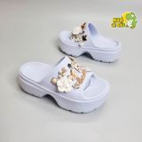  Dép quai ngang cross stomp nữ đế cao 6 phân chính hãng 