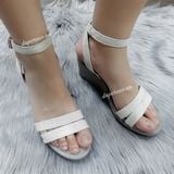  Sandal xuồng cross leigh 2 quai ngang nữ 