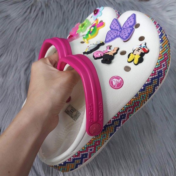  Sục crocband viền caro xịn nữ 