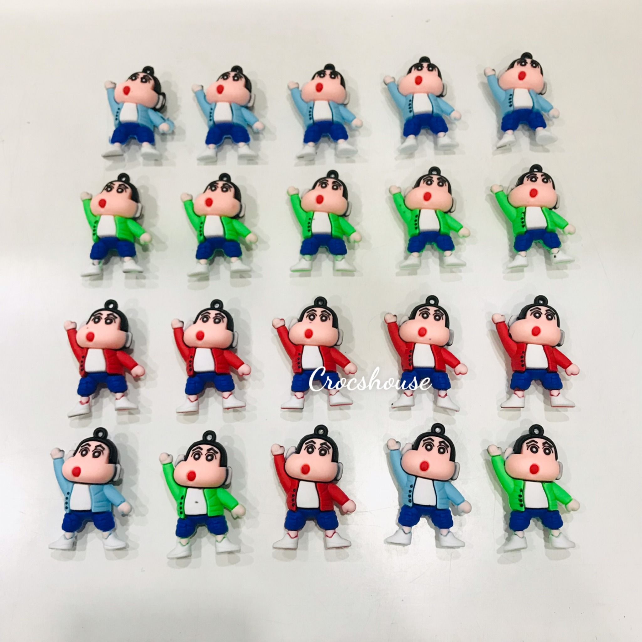  Jibbitz charms búp bê to gắn dép Dinas 