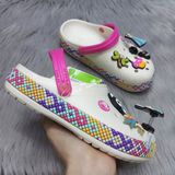  Dép sục crocband caro trẻ em chính hãng 