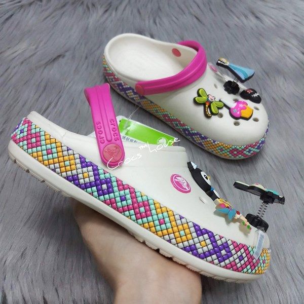  Dép sục crocband caro trẻ em chính hãng 