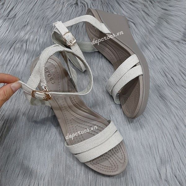  Sandal xuồng cross leigh 2 quai ngang nữ 
