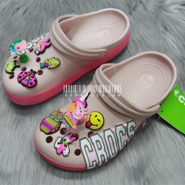  Sục crocband chữ nam nữ 