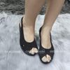 Sandal xuồng slingback 5 phân chính hãng
