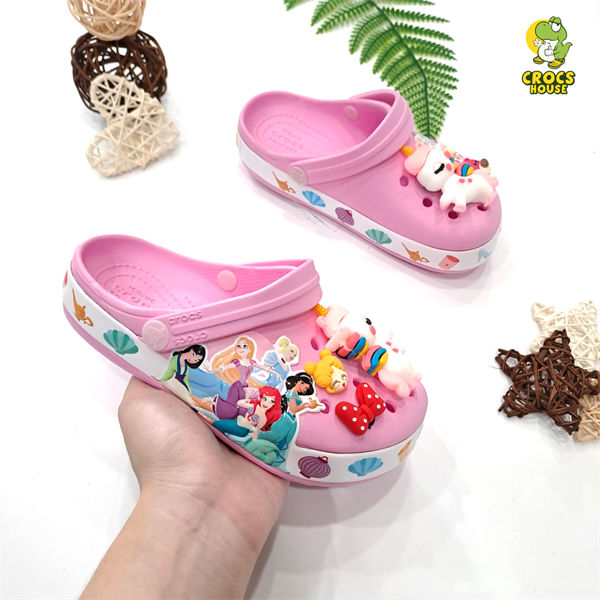  Dép sục cross 3D công chúa Disney trẻ em 