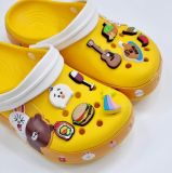  Dép sục Dinas 3D band linefriend thỏ gấu vàng trẻ em 