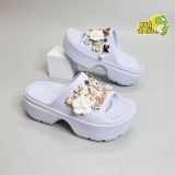  Dép quai ngang cross stomp nữ đế cao 6 phân chính hãng 