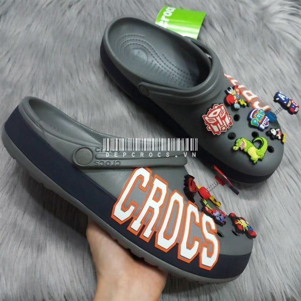  Sục crocband chữ nam nữ 