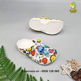  Dép sục cross classic họa tiết trẻ em chính hãng 