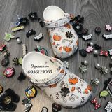  Dép sục cross classic họa tiết trẻ em chính hãng 