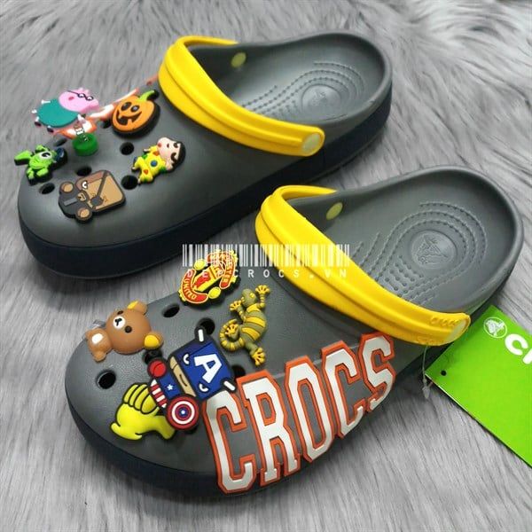  Sục crocband chữ nam nữ 